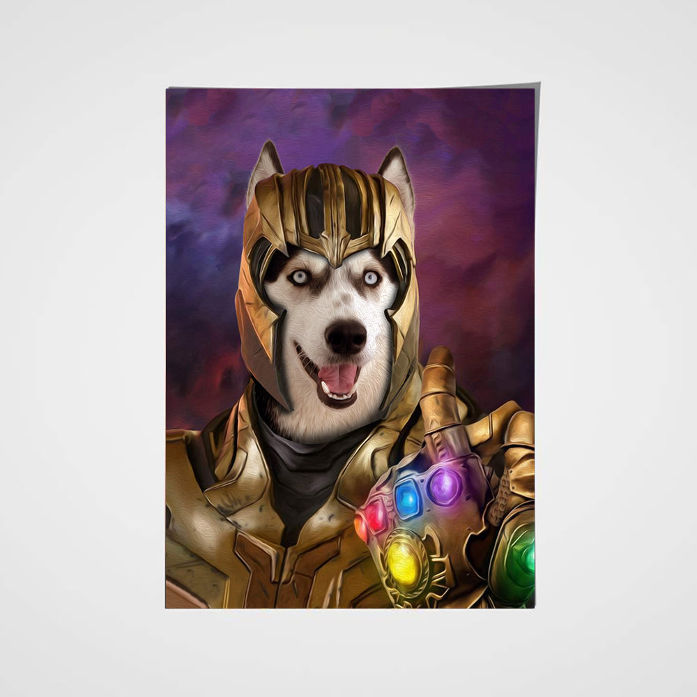 The Destroyer Custom Pet Portrait Poster - Noble Pawtrait