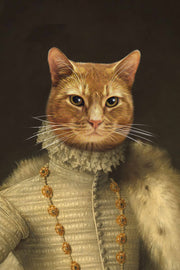 The Elizabethan Custom Pet Portrait - Noble Pawtrait
