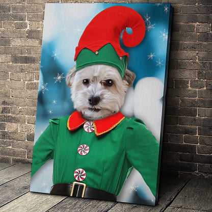 The Female Elf Custom Pet Portrait - Noble Pawtrait