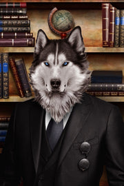 The Grinder Custom Pet Portrait - Noble Pawtrait
