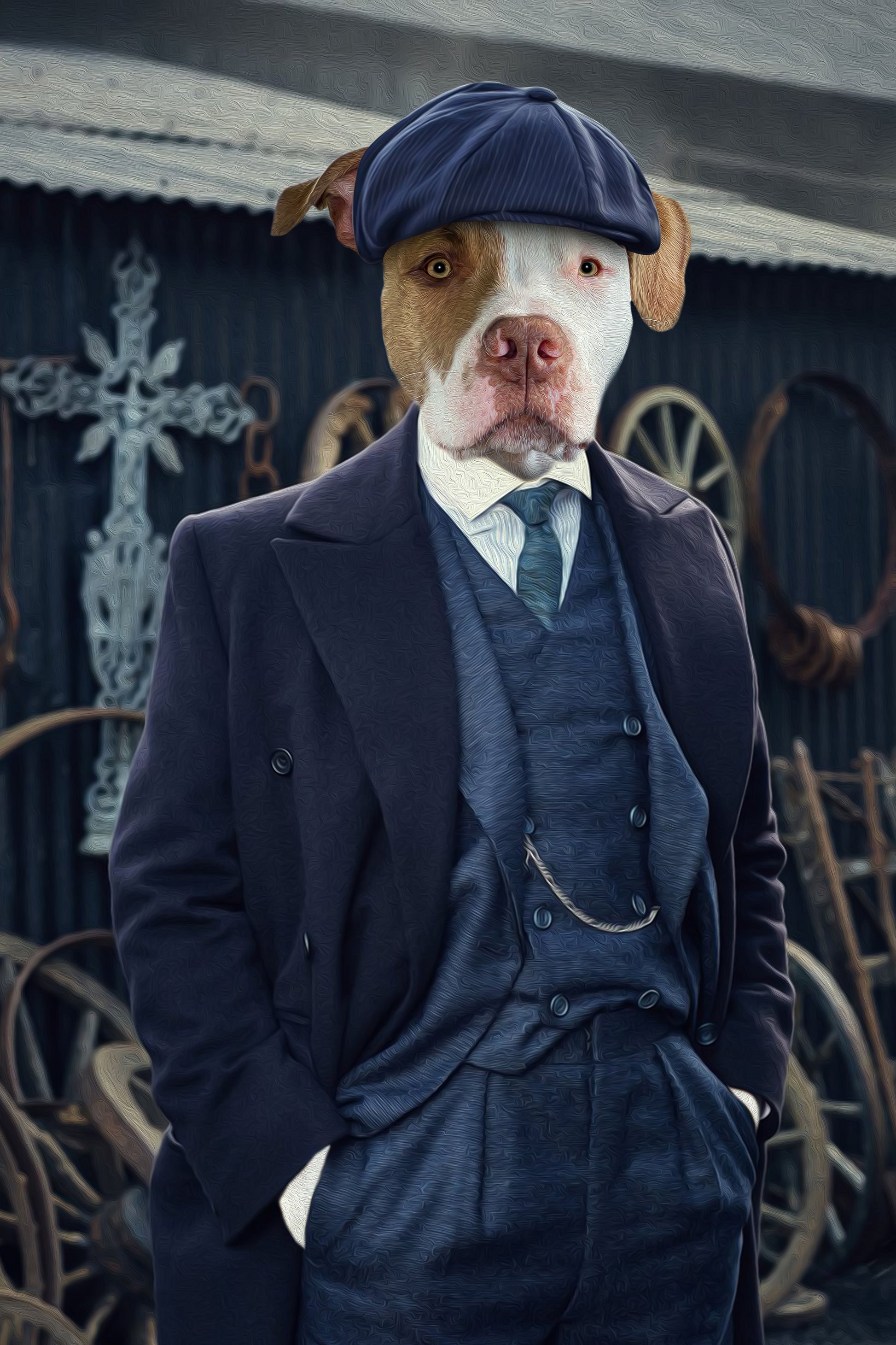 The John Paw Custom Pet Portrait - Noble Pawtrait