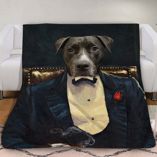 The Legend Custom Pet Blanket - Noble Pawtrait