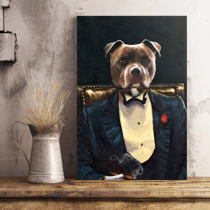 The Legend Custom Pet Portrait Poster - Noble Pawtrait