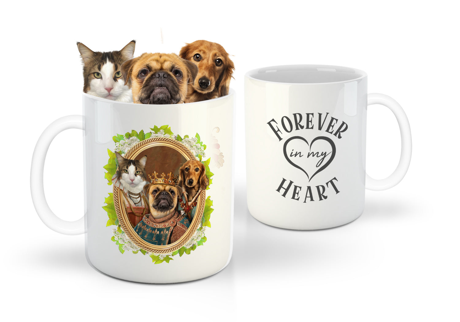 The Legend Tio Custom Pet Mug - Noble Pawtrait