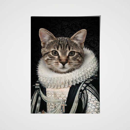 The Lord Custom Pet Portrait Poster - Noble Pawtrait