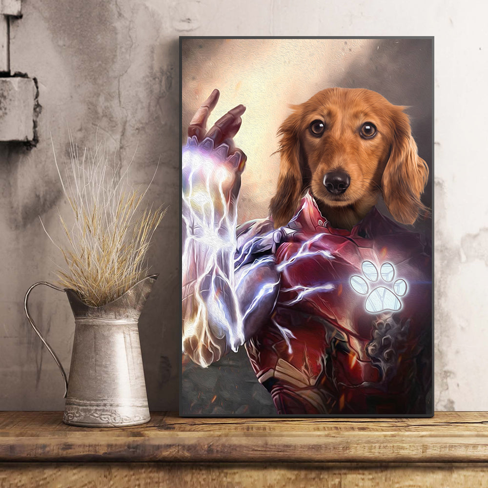 The Machina Custom Pet Portrait Poster - Noble Pawtrait