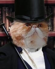 The Magician Custom Pet Portrait - Noble Pawtrait