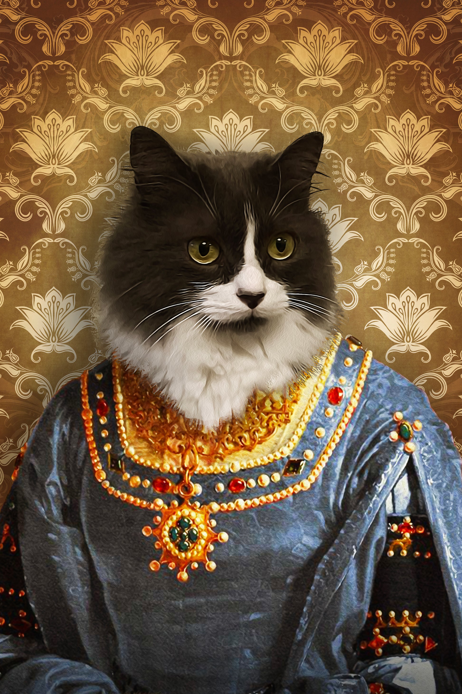 The Marchioness Custom Pet Portrait Digital Download - Noble Pawtrait