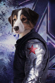 The Metal Arm/The Winter Warrior Custom Pet Portrait - Noble Pawtrait