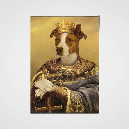 The Noble Warrior Custom Pet Portrait Poster - Noble Pawtrait