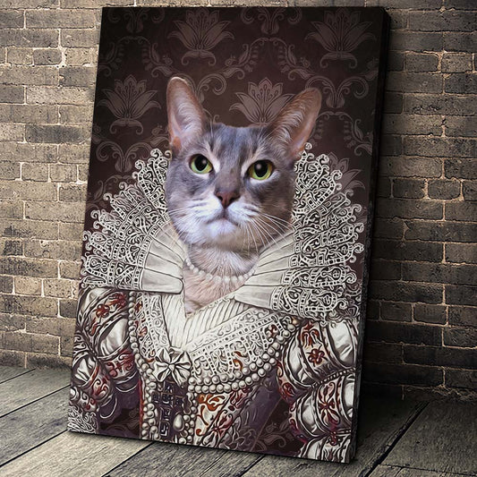 The Pearl Princess Custom Pet Portrait - Noble Pawtrait