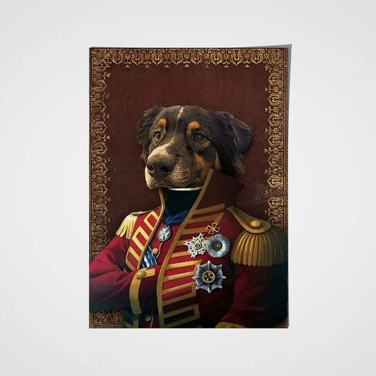 The Pilus Prior Custom Pet Portrait Poster - Noble Pawtrait