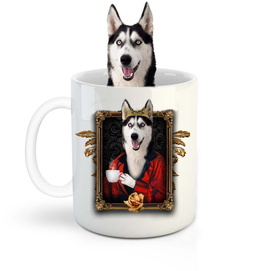 The Poet Custom Pet Mug - Noble Pawtrait