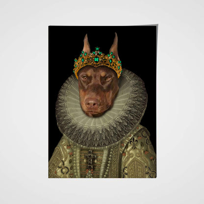 The Priest Custom Pet Portrait Poster - Noble Pawtrait