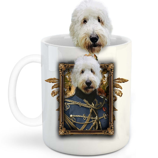 The Sergeant Custom Pet Mug - Noble Pawtrait