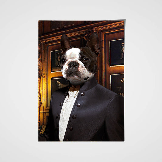 The Tailor Custom Pet Portrait Poster - Noble Pawtrait