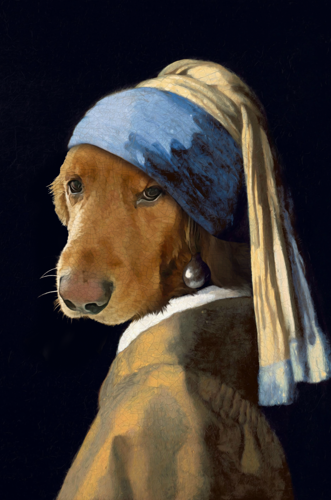 The Woman Custom Pet Portrait - Noble Pawtrait