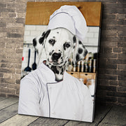 The Chef Custom Pet Portrait Canvas - Noble Pawtrait