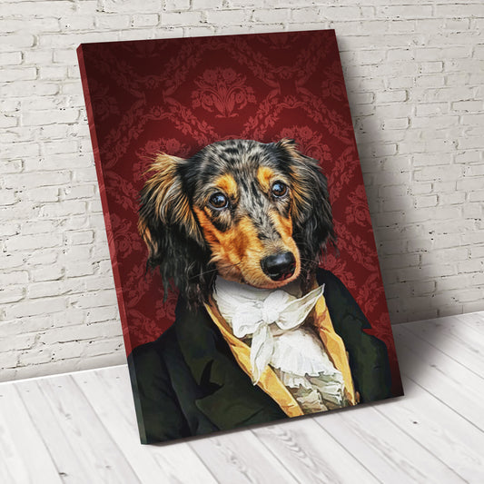 The Duke Custom Pet Portrait Custom - Noble Pawtrait