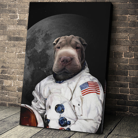 The Moon Walker Custom Pet Portrait - Noble Pawtrait