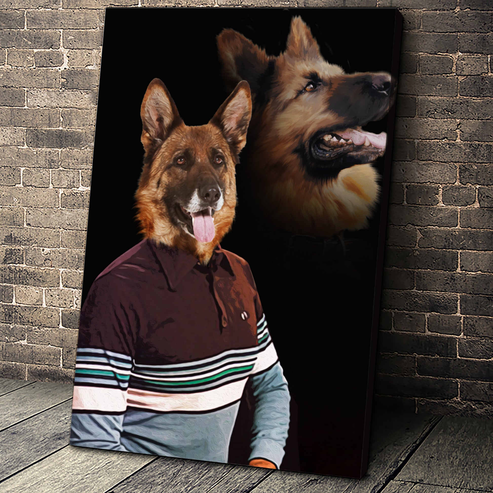 The Nerd Custom Pet Portrait - Noble Pawtrait