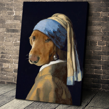 The Woman Custom Pet Portrait Canvas - Noble Pawtrait