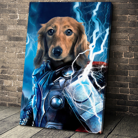 The Thunder Paw Custom Pet Portrait - Noble Pawtrait