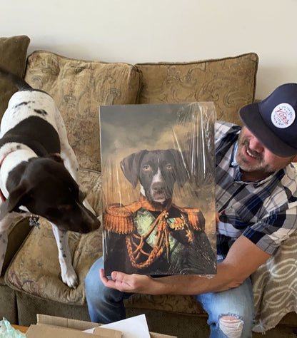 The Centurions Custom Pet Portrait Canvas - Noble Pawtrait