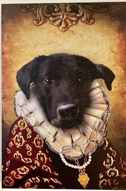 The Duchess Custom Pet Portrait Canvas - Noble Pawtrait