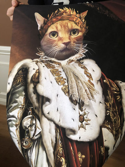 The Emperor Custom Pet Portrait Poster - Noble Pawtrait