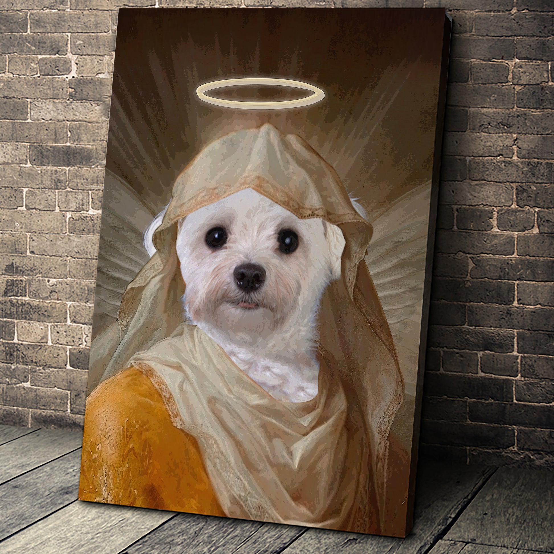 The Angel Custom Pet Portrait - Noble Pawtrait