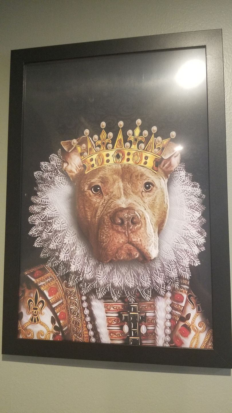 The Monarch Custom Pet Portrait Poster - Noble Pawtrait