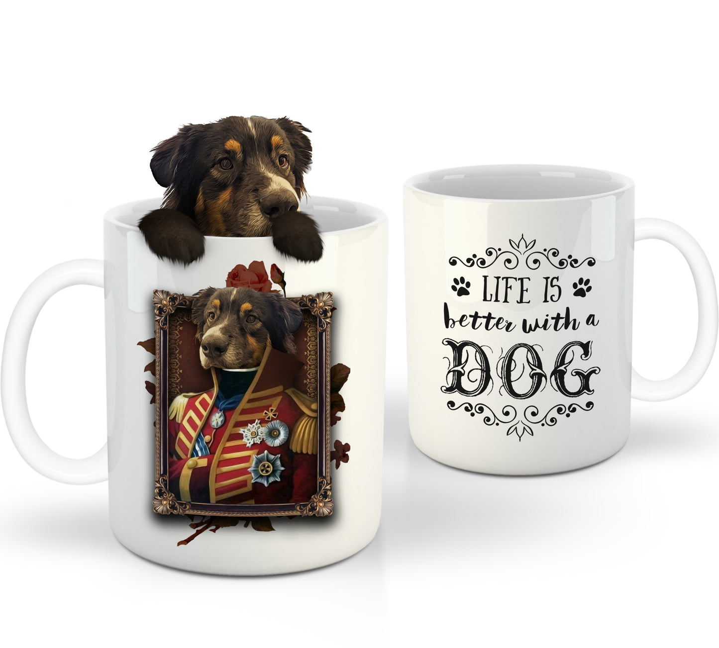 The Pilus Prior Custom Pet Mug - Noble Pawtrait