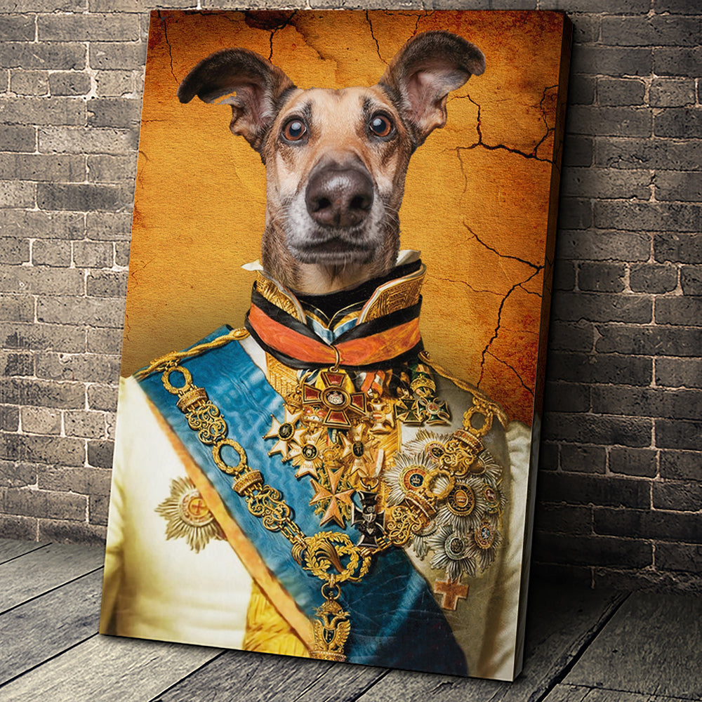 The Prince Custom Pet Portrait - Noble Pawtrait