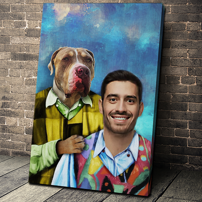 The Brothers Custom Pet Portrait - Noble Pawtrait