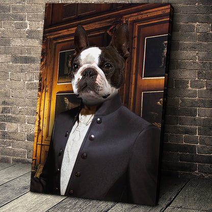 The Tailor Custom Pet Portrait - Noble Pawtrait