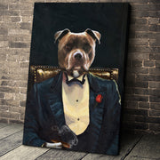 The Legend Custom Pet Portrait Canvas - Noble Pawtrait
