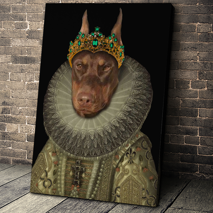 The Priest Custom Pet Portrait Canvas - Noble Pawtrait