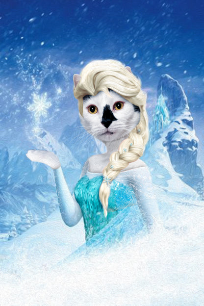 The Elsa Custom Pet Portrait Digital Download - Noble Pawtrait