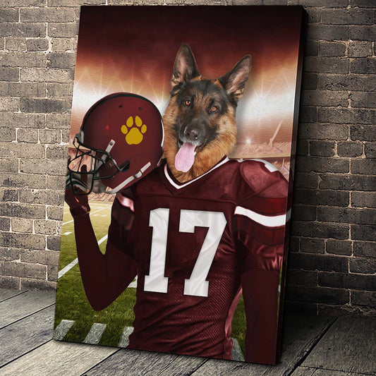 Washington Football Team Custom Pet Portrait - Noble Pawtrait